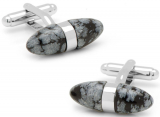 Obsidian Egg Cufflinks