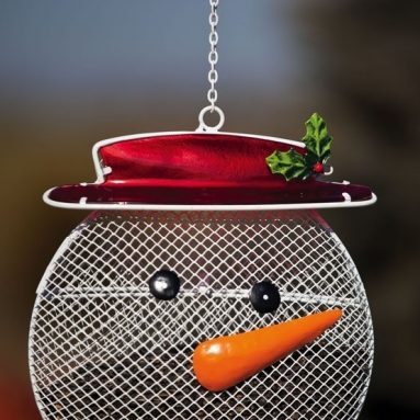 Snowman Suet Feeder
