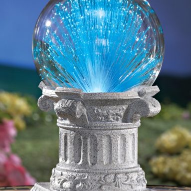 Solar Fiber Optic Gazing Ball Garden Decoration