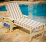 Solar-Powered Self Misting Lounger