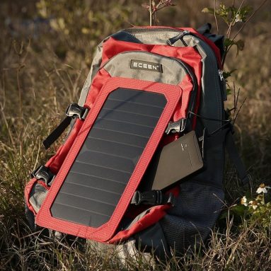 Solar backpack Solar panel bag solar charger backup
