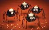 Spider Halloween Tealight Holders