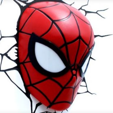 Spider-Man Mask 3D Deco Light
