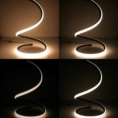 Spiral LED Table Lamp