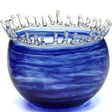 Splash Blown Glass Bowl