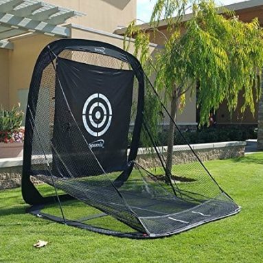 Spornia SPG-5 Golf Practice Net – Automatic Ball Return System W/Target Shee
