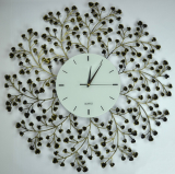 Spring Blooms Wall Clock