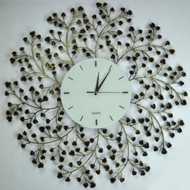 Spring Blooms Wall Clock