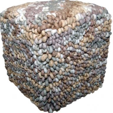 Square Loop Pouf WELSH