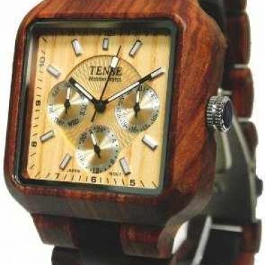 Square Wood Watch