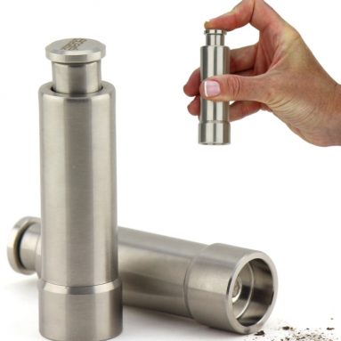 Stainless Steel Salt and Pepper Grinder Set