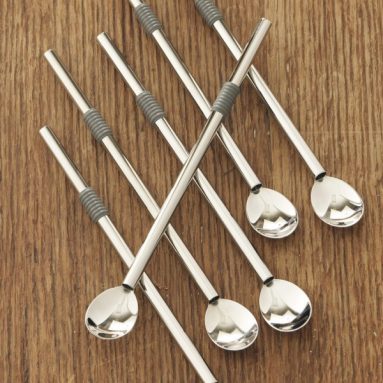 Stainless-Steel Straw Spoons