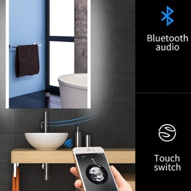 Backlist Led Lighted Mirror For Bathroom Antifogging Vanity Mirror Wall Mounted