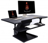 Standing Desk Height Adjustable Sit to Stand Black Desk Converter