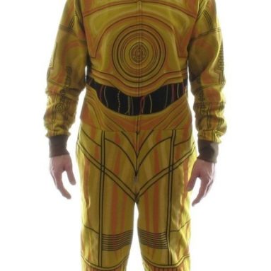 Star Wars C-3PO Costume Hooded Union Suit
