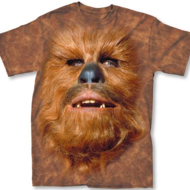 Star Wars Chewbacca Men’s Orange Lightweight T-Shirt