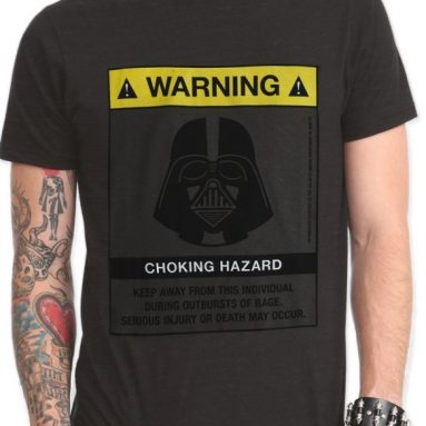 Star Wars Darth Vader Choking Hazard T-Shirt
