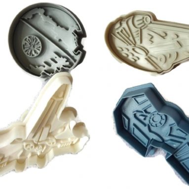 Star Wars Press-and-Stamp Cookie Cutters Set of 4