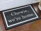 Star Wars Quote Chewie We’re Home Welcome Door Mat