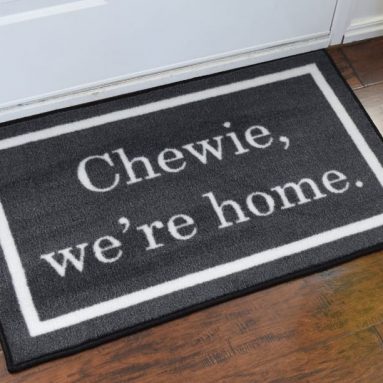 Star Wars Quote Chewie We’re Home Welcome Door Mat