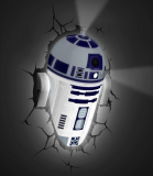 Star Wars R2-D2 Wall Light with 3D Crack Sticker
