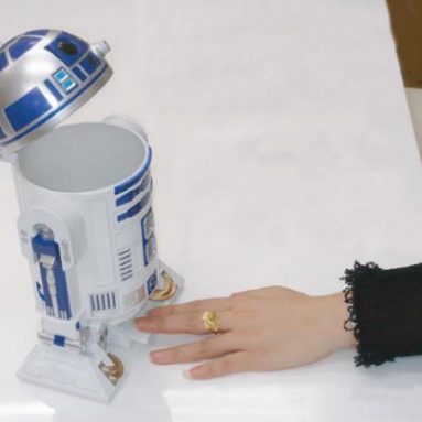 Star Wars R2D2 Figure Desktop Trash Can