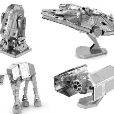 Star Wars 3D Metal Models