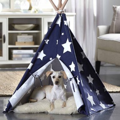 Stars Printed Pet Teepee