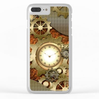 Steampunk Clear Case Slim Case iPhone 7 Plus