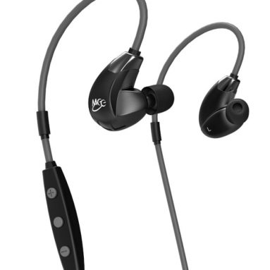 Stereo Bluetooth Wireless Sports In-Ear HD Headphones with Memory Wire and Headset