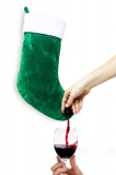 Stocking Wine Flask Dispenser Christmas Holiday Gift