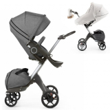 Stokke Xplory V5 Black Melange With Winter Kit