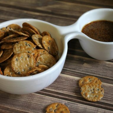 Stoneware White Divided Serving Bowl