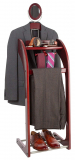 StorageMaid Clothes Valet Stand with Mirror