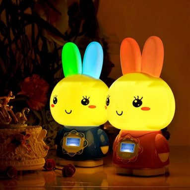 Story & Song MP3 Player HiFi Speaker Light-Up + Voice Recorder + LED Night Light Lamp