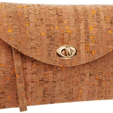 Street Level Colorful Cork Clutch