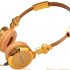 Gold Plated 3.5mm in Ear Headphones with Genuine Swarovski Element