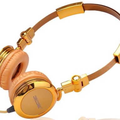 Stretchable Foldable Gold-plated Stereo Headset