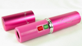 Stun Gun and Flashlight in Pink Lipstick Case