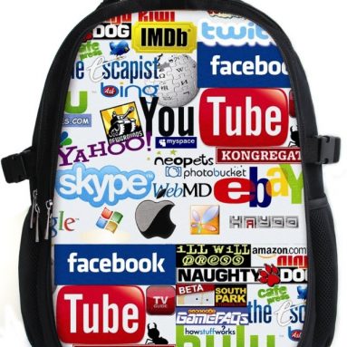 Stylish Designs Notebook Comfortable Casual Canvas Backpack