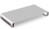 Suaoki Aluminum Alloy Desk Monitor Riser with 4 USB 3.0 Hub