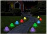 Sugar Coated LED Gumdrop Christmas Pathway Lights