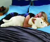 Super-Soft Cuddly Cat Body Pillow