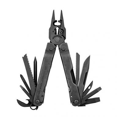 Super Tool 300 EOD Multi-Tool, Black with Molle Brown Sheath