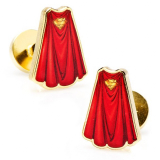 Superman Cape Cufflinks Cuff Links