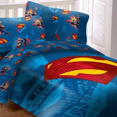 Superman Luxury Twin Size Comforter Set