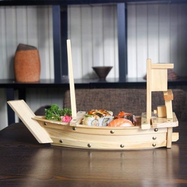 Sushi Boat Wooden Sushi Plate