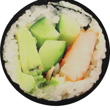 Sushi Photo Circular Doormat