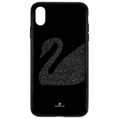 Swarovski Crystal Authentic Swan Fabric Smartphone Case