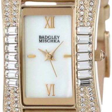 Swarovski Crystal  Gold-Tone Strap Watch